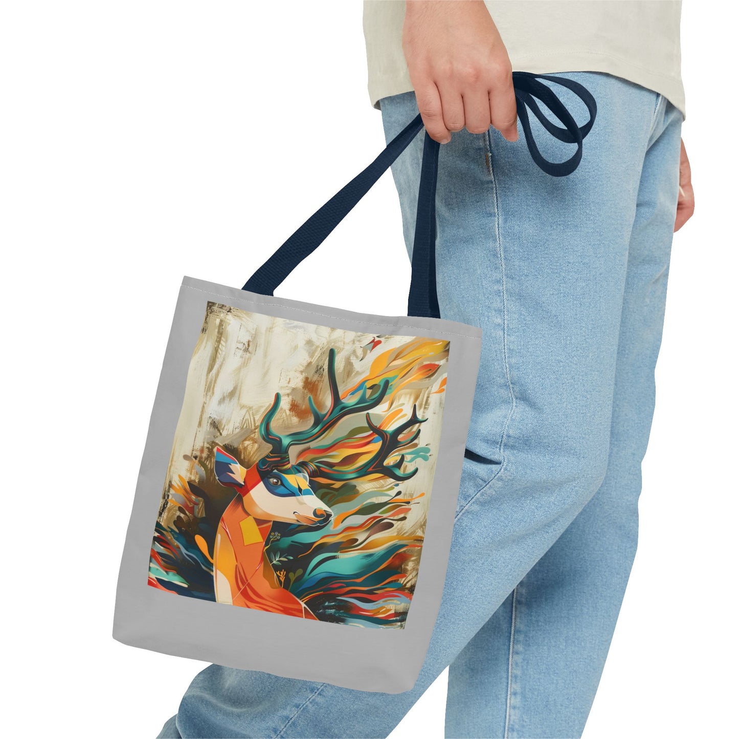 Abstract Reindeer Tote Bag